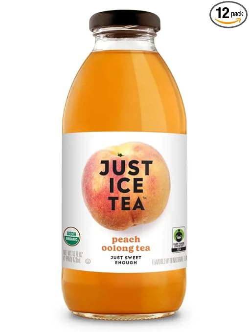 Just Ice Tea Peach Oolong Tea - 12 / 16 oz btl