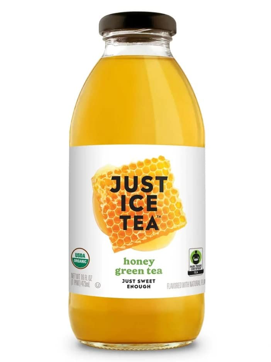 Just Ice Tea Honey Green Tea - 12 / 16 oz btl