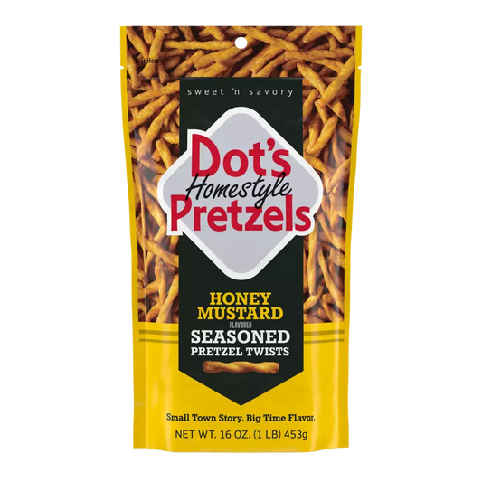 DOT'S PRETZELS Honey Mustard - 10 / 5 oz bag