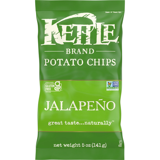Kettle Brand Jalapeno - 8 / 5 oz bag
