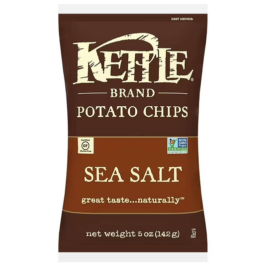 Kettle Brand Sea Salt - 8 / 5 oz bag