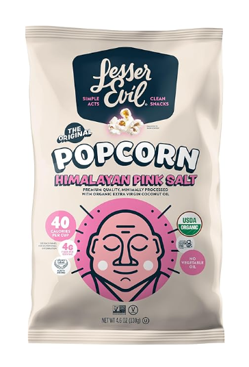 Lesser evil Multi Serve - Himalayan Pink Salt - 6 / 4.6 oz bag