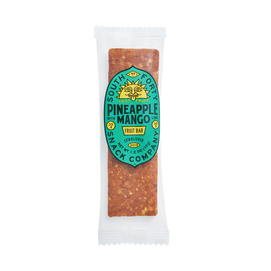 South 40 Snacks Fruit Bars - Pineapple Mango Lime - 18 / 1.2 oz bar