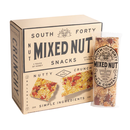 South 40 Snacks Nut Bars - Mixed Nut - 12 / 1.4 oz bar