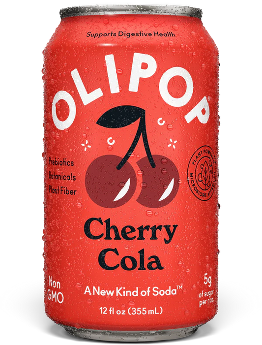 OLIPOP Cherry Cola - 6 / 48 oz can