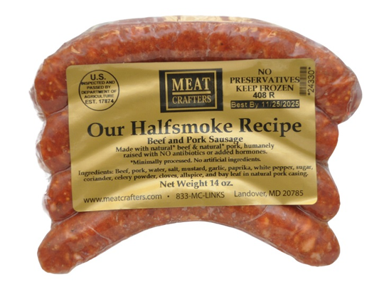 MeatCrafters Half Smoke - 14 / 14 oz pouch