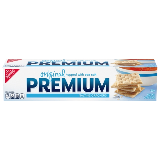 Premium Nabisco Saltine Crackers 12 / 4 oz box