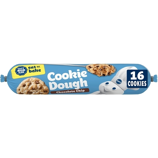 Pillsbury Create 'N Bake Unbaked Chocolate Chip Cookie 12 / 16.5 oz ea