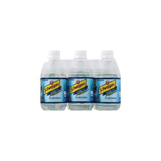 Schweppes Club Soda - 24 / 10 oz btl